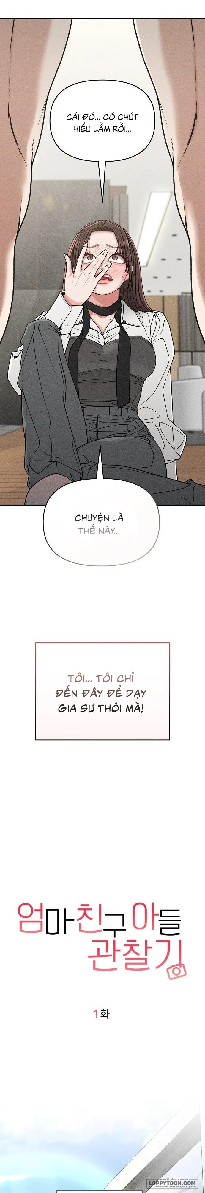 [18+] Nhật Ký Quan Sát Con Trai Bạn Mẹ - Chap 1 - Trang 3