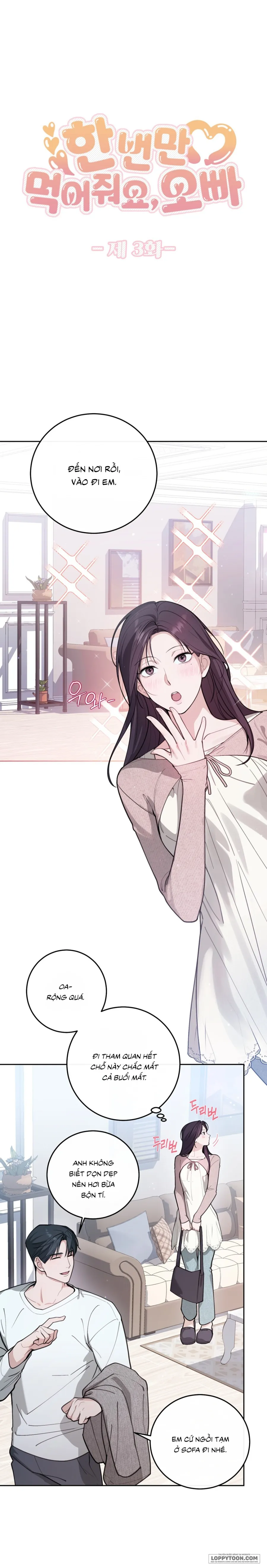[19+] Ăn Em Một Lần Thôi, Oppa - Chap 3 - Trang 1