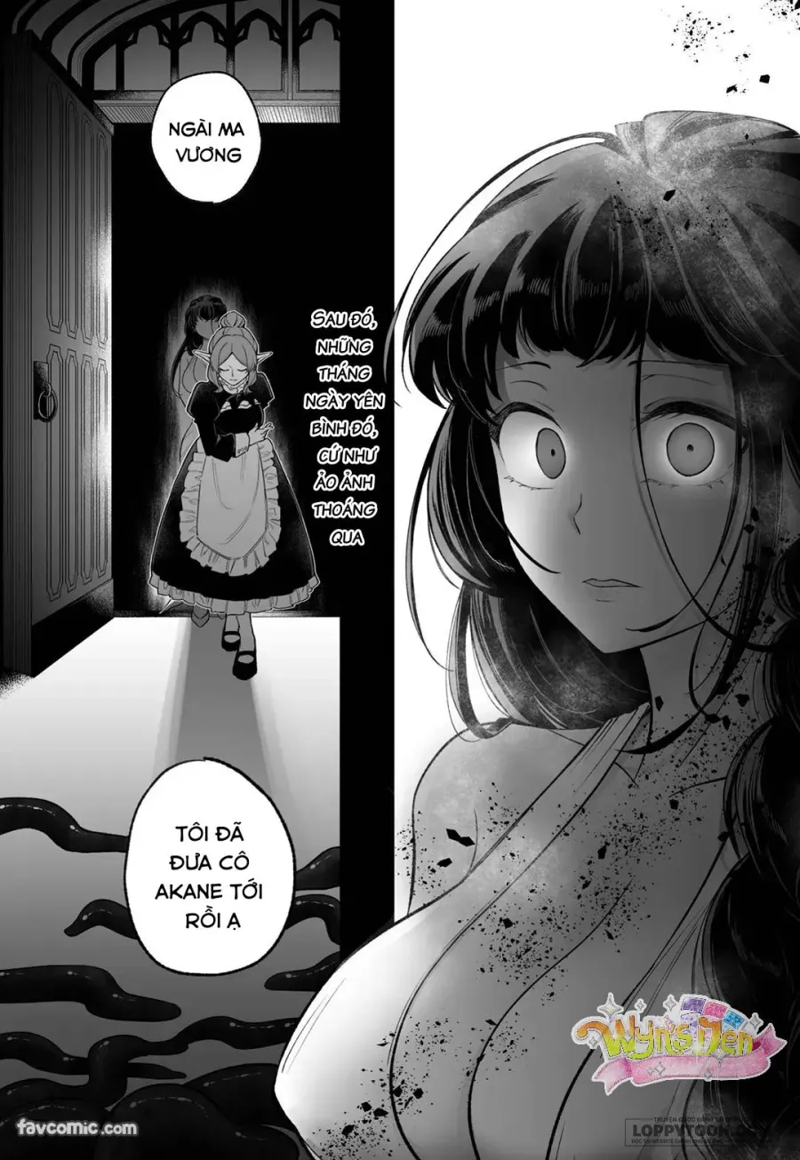 [21+] Nữ anh hùng chuyển sinh thất bại bị giam giữ và rơi vào tình yêu mãnh liệt của Ma Vương. - Chap 2 - Trang 12