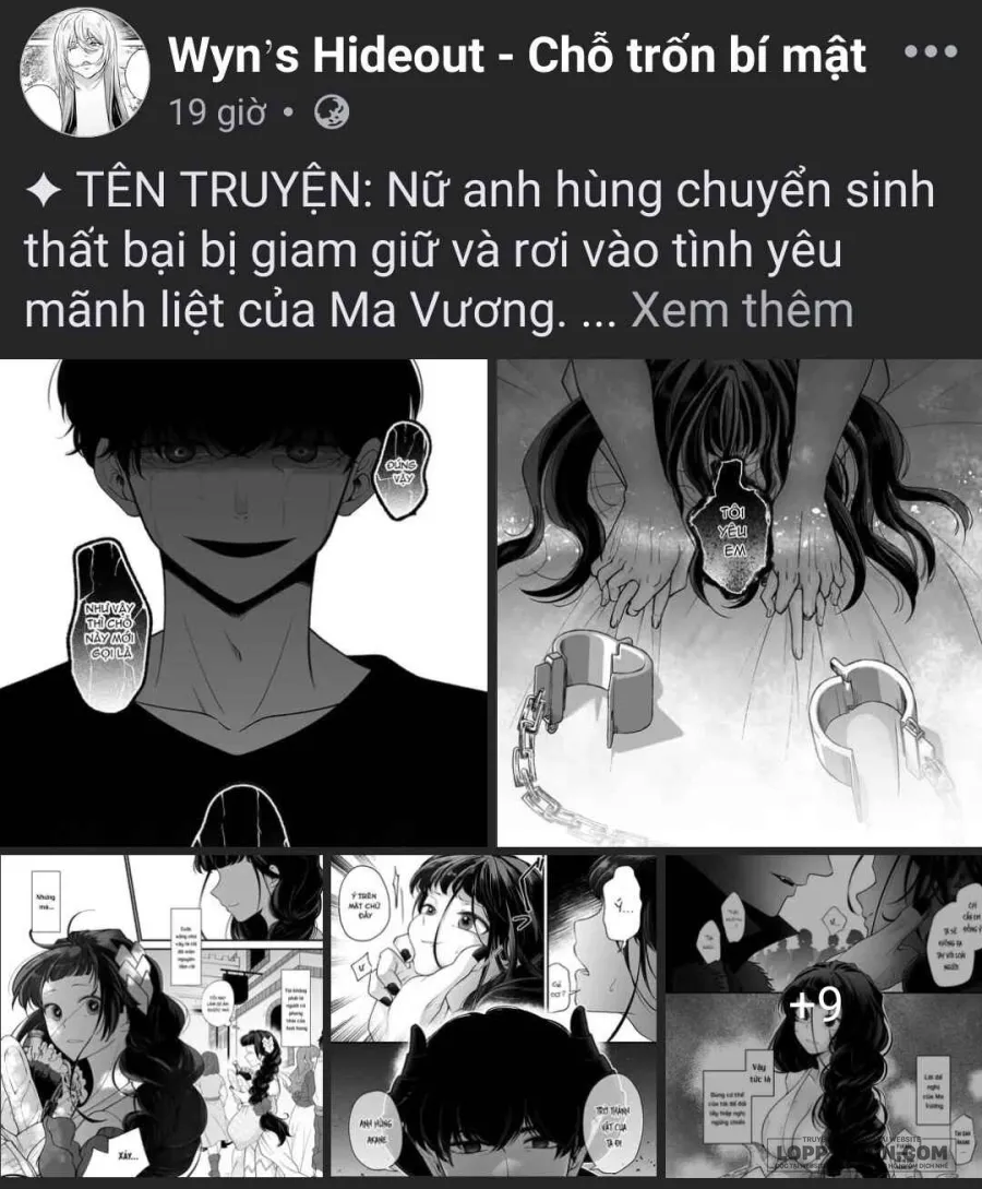 [21+] Nữ anh hùng chuyển sinh thất bại bị giam giữ và rơi vào tình yêu mãnh liệt của Ma Vương. - Chap 2 - Trang 3