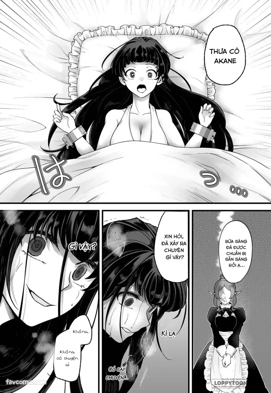 [21+] Nữ anh hùng chuyển sinh thất bại bị giam giữ và rơi vào tình yêu mãnh liệt của Ma Vương. - Chap 2 - Trang 4