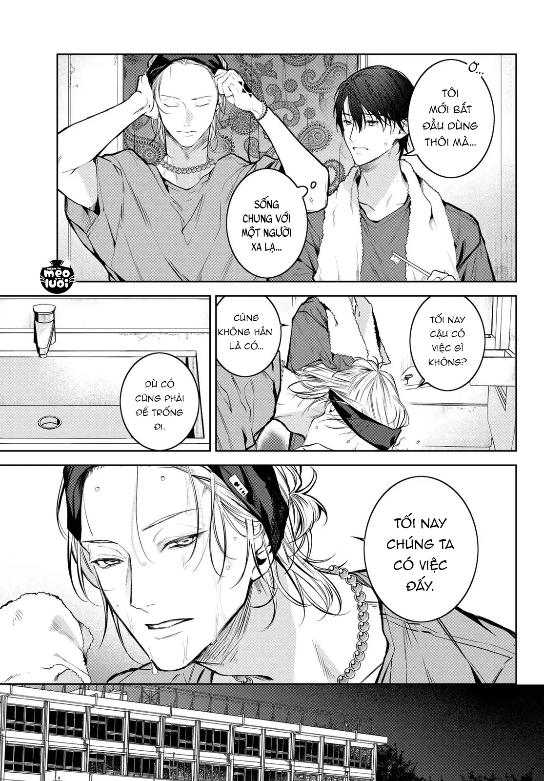 Bạn cùng phòng ồn ào: Vô gia cư nên tôi bắt đầu sống chung với một anh chàng đẹp trai trong căn hộ ma ám - Chap 2 - Trang 3