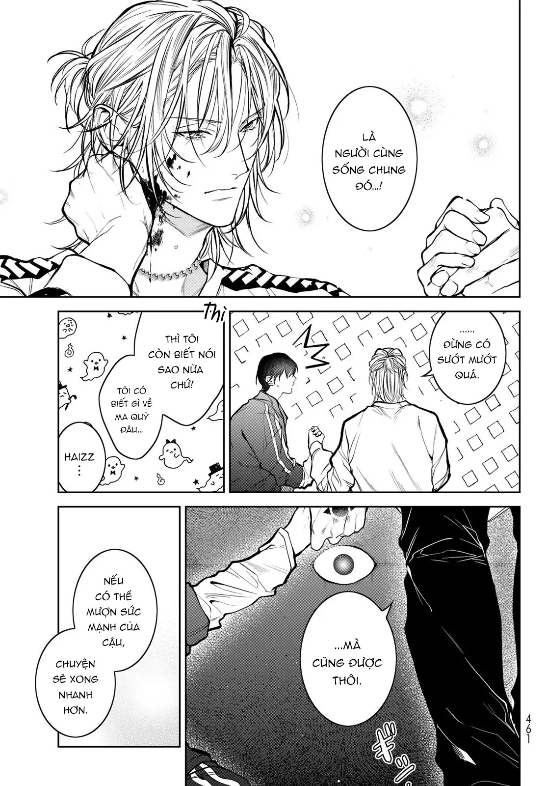 Bạn cùng phòng ồn ào: Vô gia cư nên tôi bắt đầu sống chung với một anh chàng đẹp trai trong căn hộ ma ám - Chap 2 - Trang 35