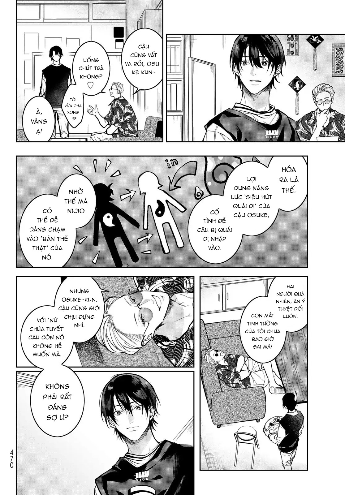 Bạn cùng phòng ồn ào: Vô gia cư nên tôi bắt đầu sống chung với một anh chàng đẹp trai trong căn hộ ma ám - Chap 2 - Trang 44