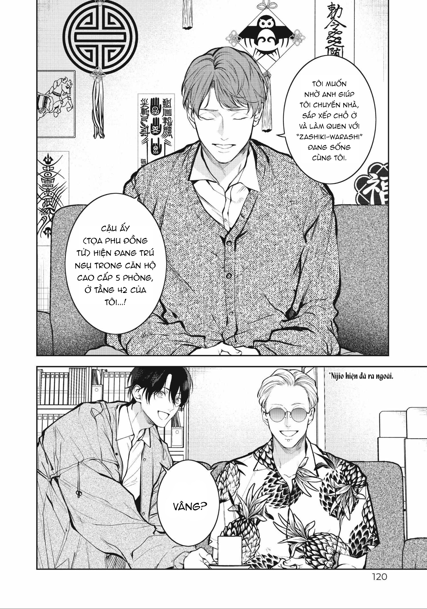 Bạn cùng phòng ồn ào: Vô gia cư nên tôi bắt đầu sống chung với một anh chàng đẹp trai trong căn hộ ma ám - Chap 3 - Trang 4