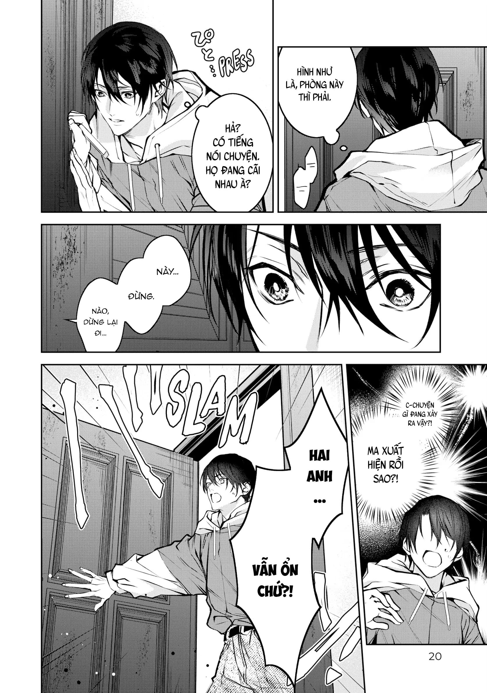 Bạn cùng phòng ồn ào: Vô gia cư nên tôi bắt đầu sống chung với một anh chàng đẹp trai trong căn hộ ma ám - Chap 5 - Trang 21
