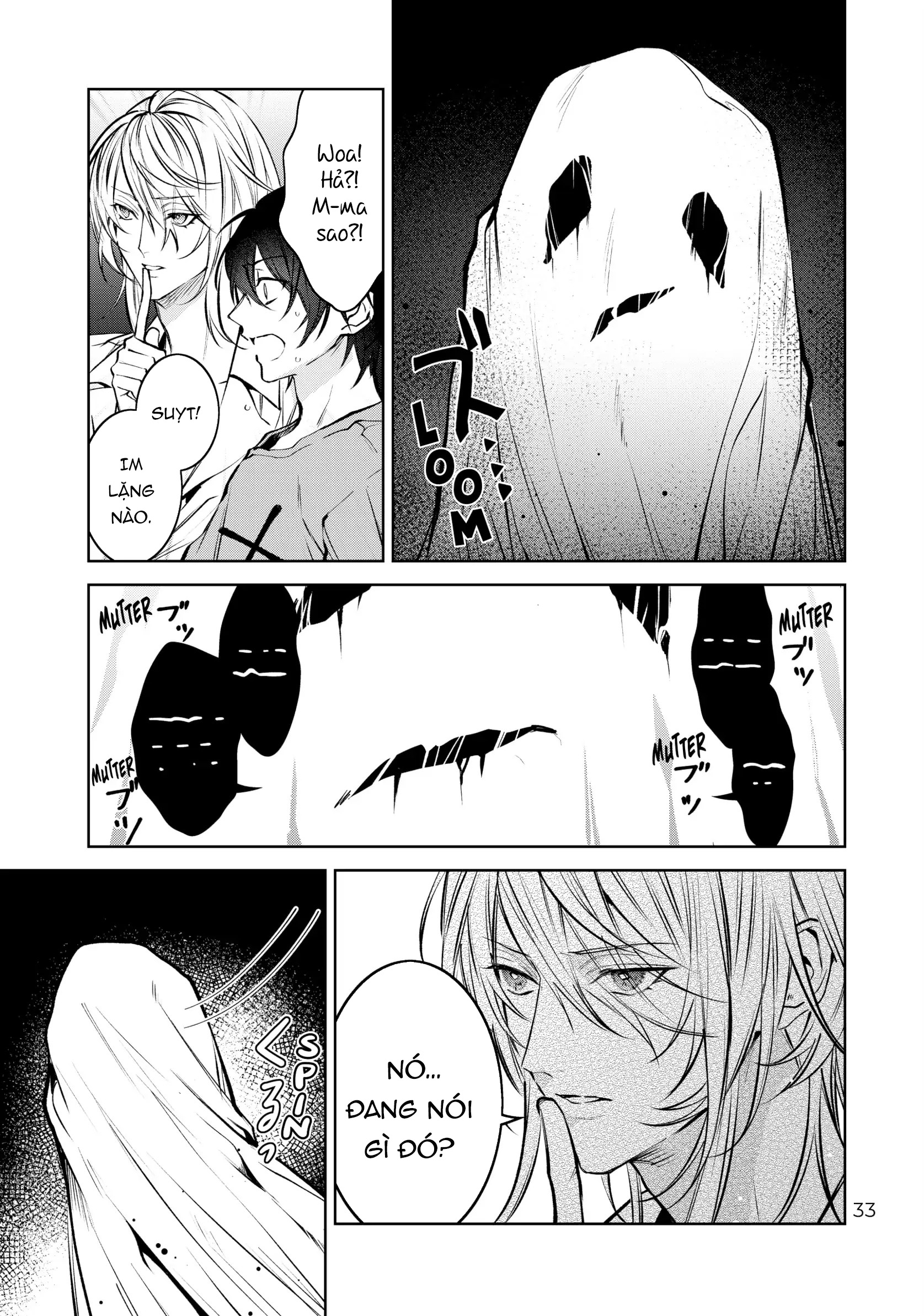 Bạn cùng phòng ồn ào: Vô gia cư nên tôi bắt đầu sống chung với một anh chàng đẹp trai trong căn hộ ma ám - Chap 5 - Trang 34