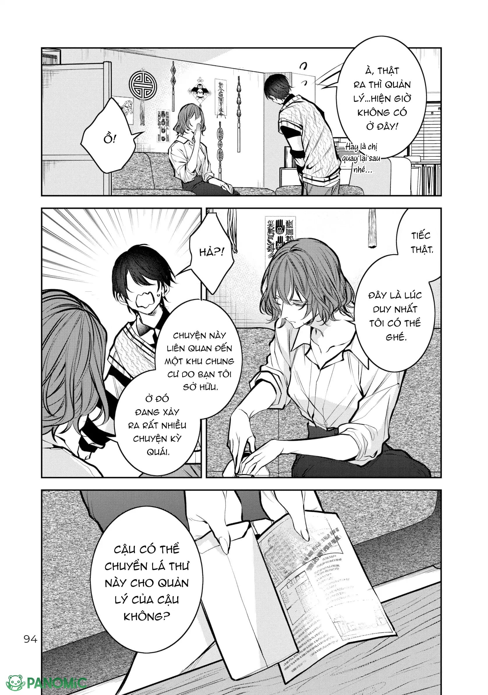 Bạn cùng phòng ồn ào: Vô gia cư nên tôi bắt đầu sống chung với một anh chàng đẹp trai trong căn hộ ma ám - Chap 7 - Trang 5