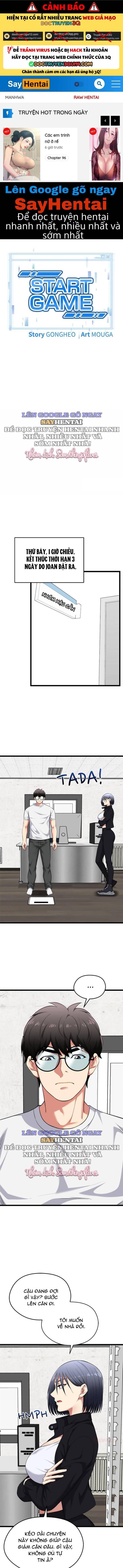 Bắt Đầu Trò Chơi - Chap 20 - Trang 1