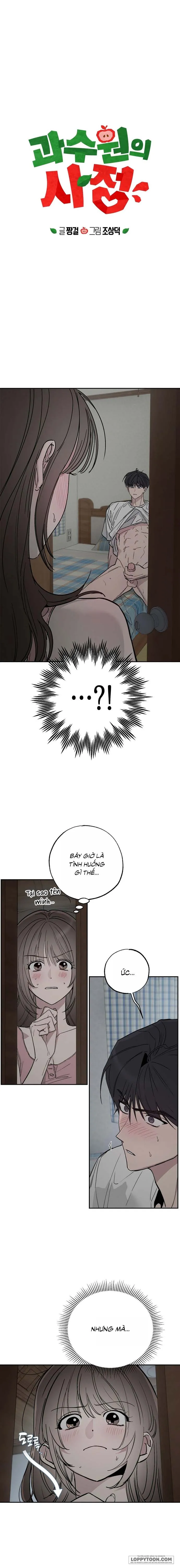 [KHÔNG CHE] Ẩn Tình Nơi Vườn Cây Ăn Quả - Chap 2 - Trang 2