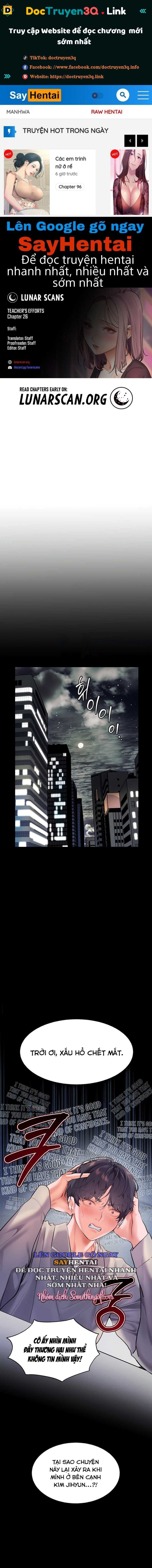 Nỗ Lực Của Gia Sư - Chap 26 - Trang 1