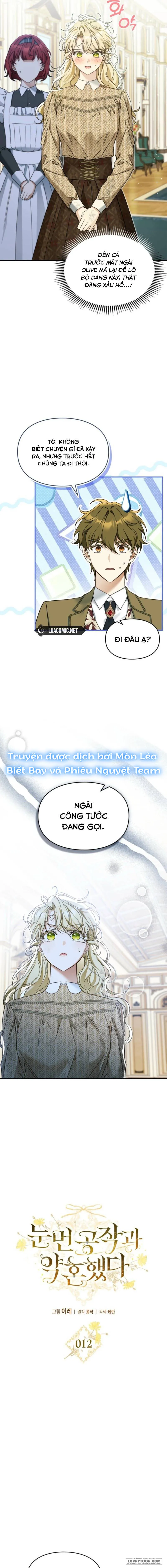 Tôi Đã Đính Hôn Với Vị Công Tước Mù - Chap 12 - Trang 13