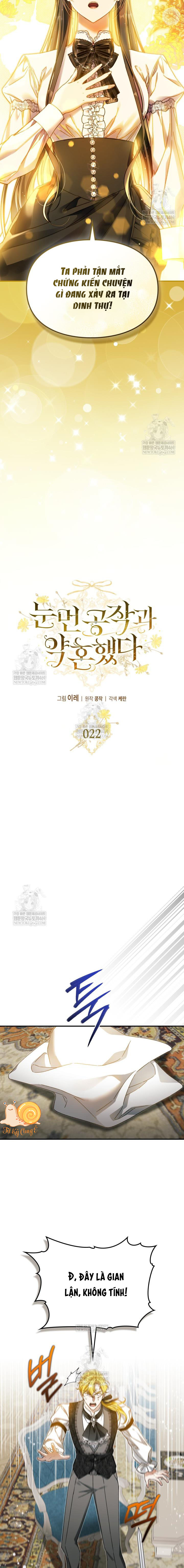 Tôi Đã Đính Hôn Với Vị Công Tước Mù - Chap 22 - Trang 3