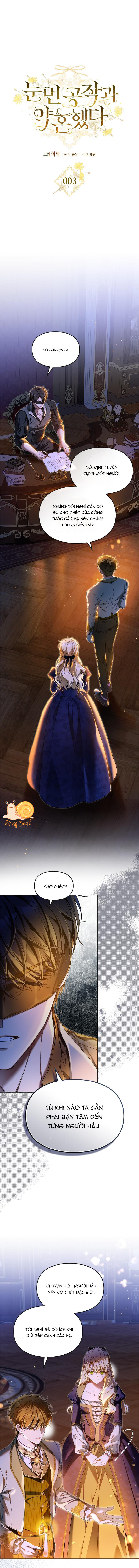 Tôi Đã Đính Hôn Với Vị Công Tước Mù - Chap 3 - Trang 1
