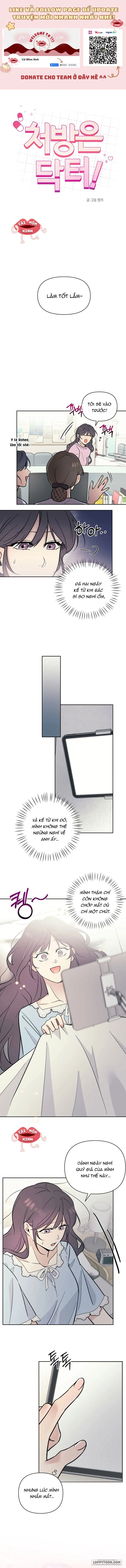 [18+] Đơn Thuốc Của Tôi Chính Là Bác Sĩ - Chap 6 - Trang 1
