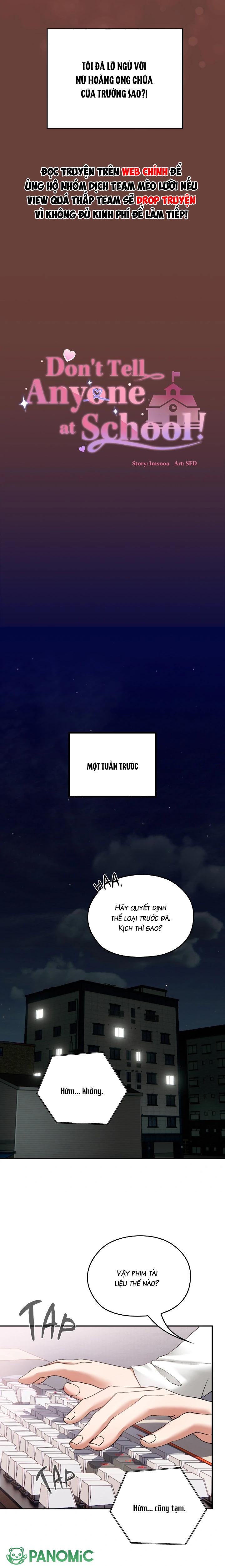 [18+] Đừng nói với ai ở trường! - Chap 1 - Trang 5