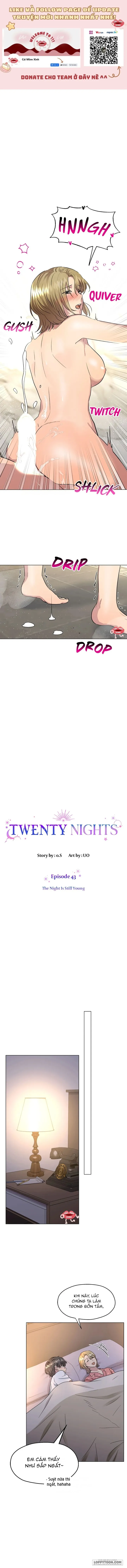 [18+] Twenty Nights - Chap 43 - Trang 1