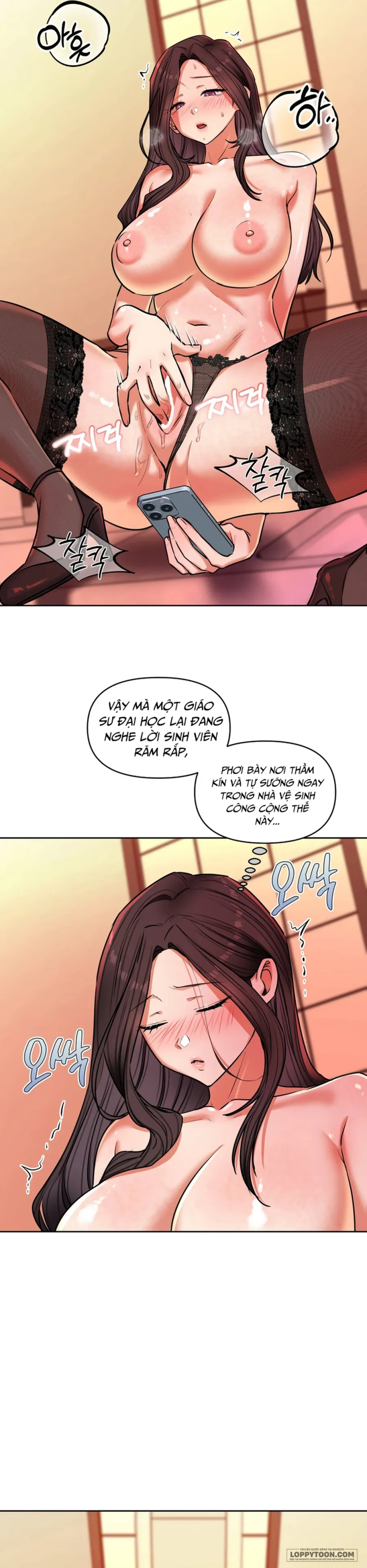 [19+] Tài Khoản Bí Mật Của Nữ Giáo Sư - Chap 15 - Trang 22