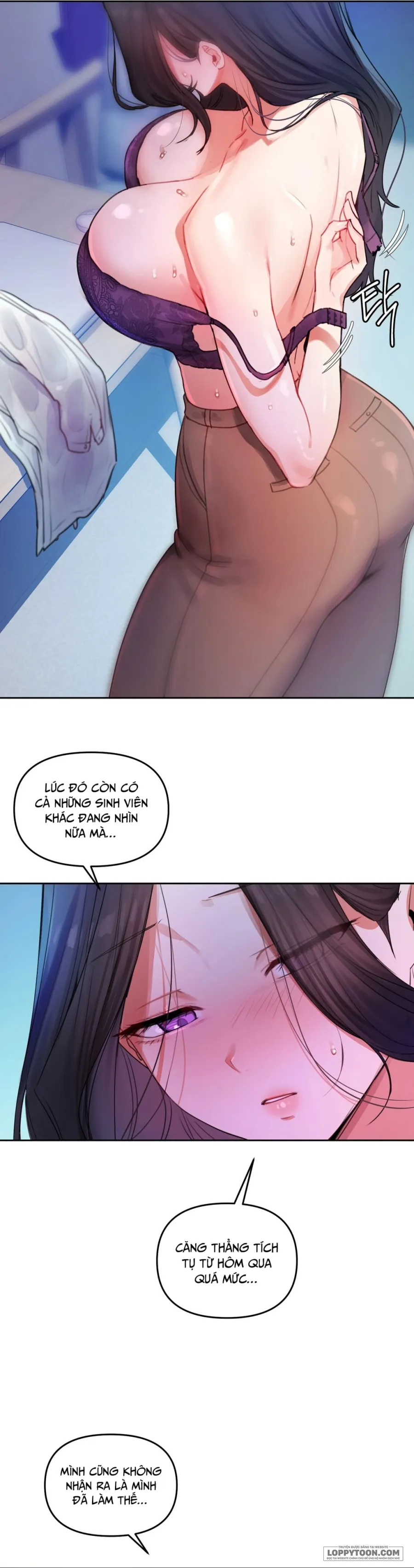 [19+] Tài Khoản Bí Mật Của Nữ Giáo Sư - Chap 7 - Trang 22