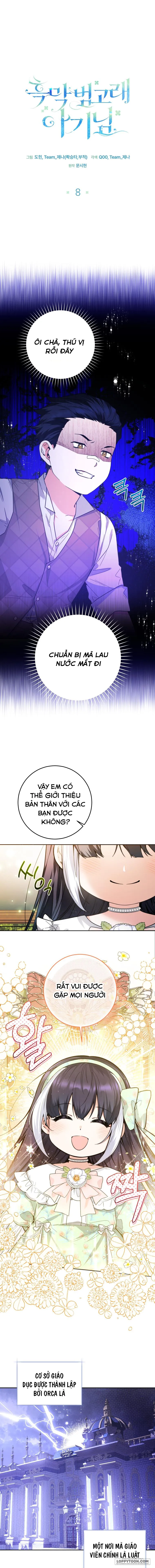 Bé Cá Voi Sát Thủ Phản Diện - Chap 8 - Trang 1