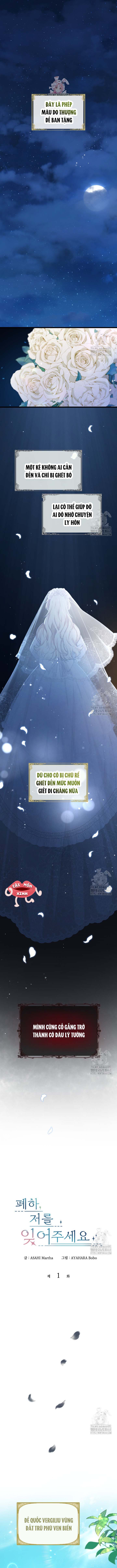 Bệ Hạ, Xin Hãy Quên Tôi Đi - Chap 1 - Trang 1