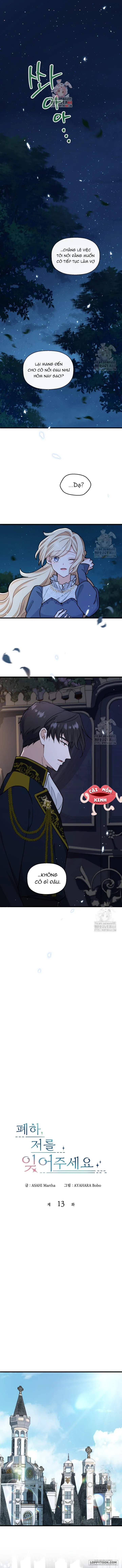 Bệ Hạ, Xin Hãy Quên Tôi Đi - Chap 13 - Trang 1