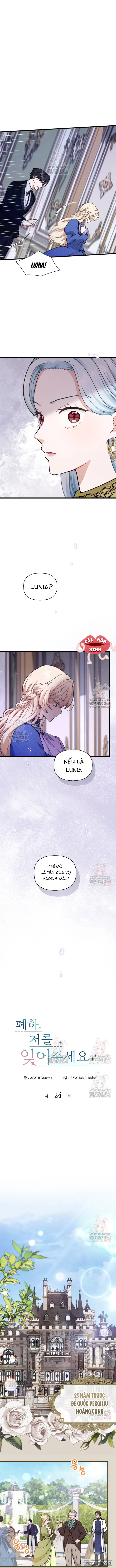 Bệ Hạ, Xin Hãy Quên Tôi Đi - Chap 24 - Trang 1