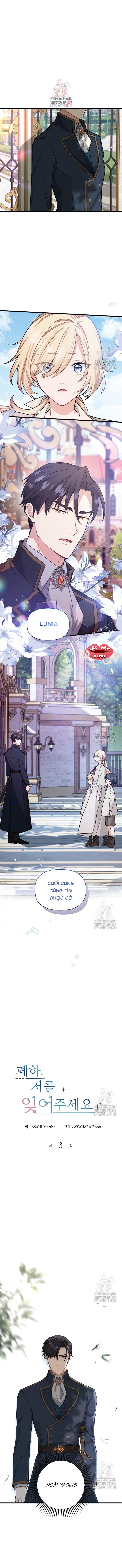 Bệ Hạ, Xin Hãy Quên Tôi Đi - Chap 3 - Trang 1