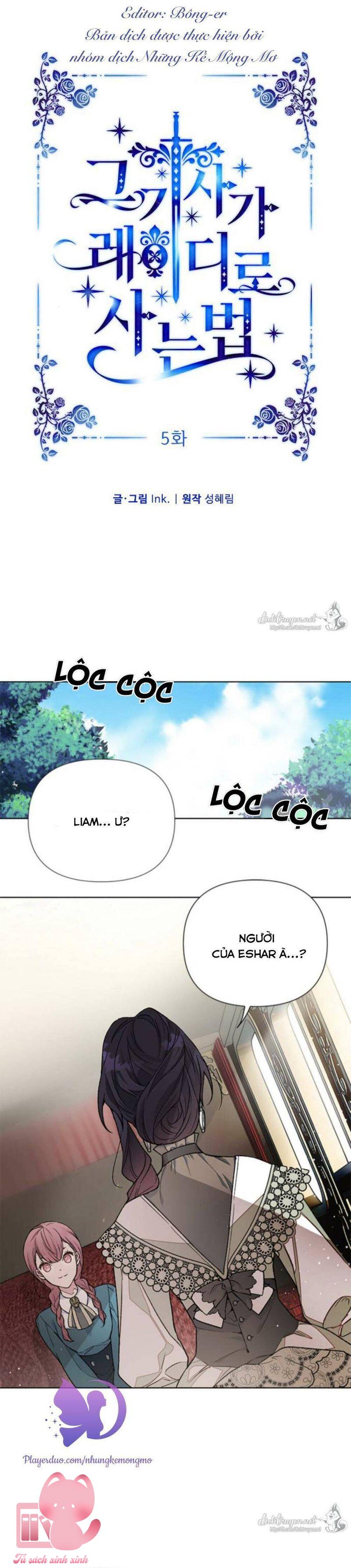Cách Hiệp Sĩ Sống Như Một Tiểu Thư Quyền Quý - Chap 5 - Trang 3