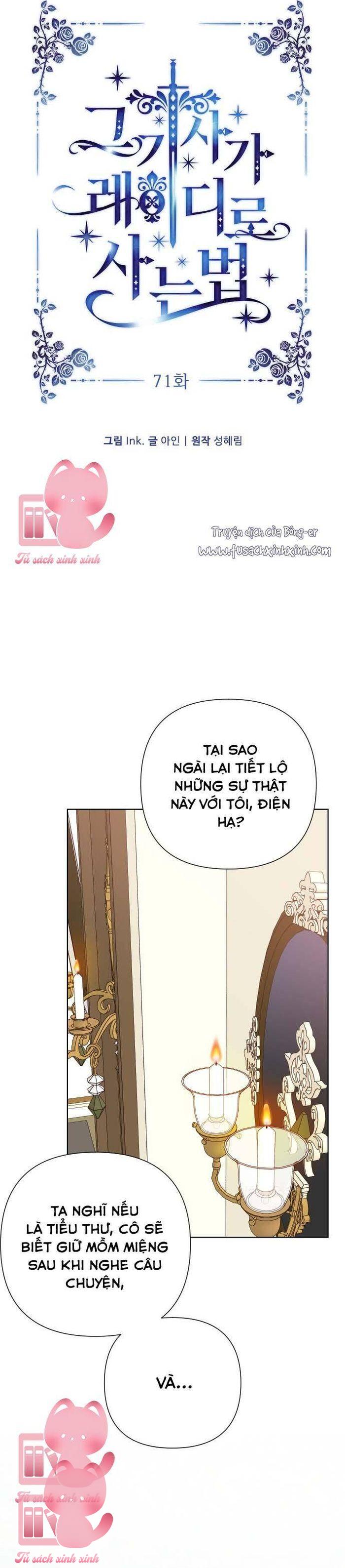 Cách Hiệp Sĩ Sống Như Một Tiểu Thư Quyền Quý - Chap 71 - Trang 6