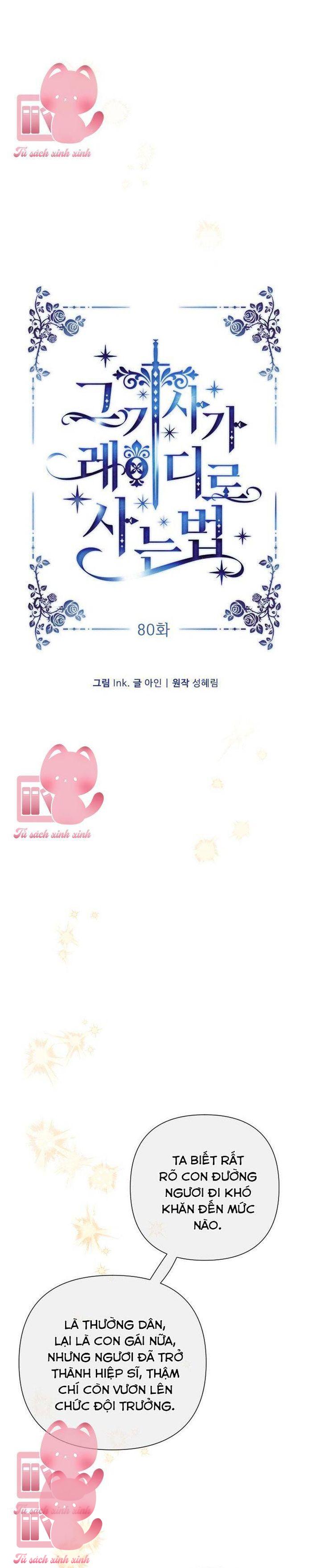 Cách Hiệp Sĩ Sống Như Một Tiểu Thư Quyền Quý - Chap 80 - Trang 8