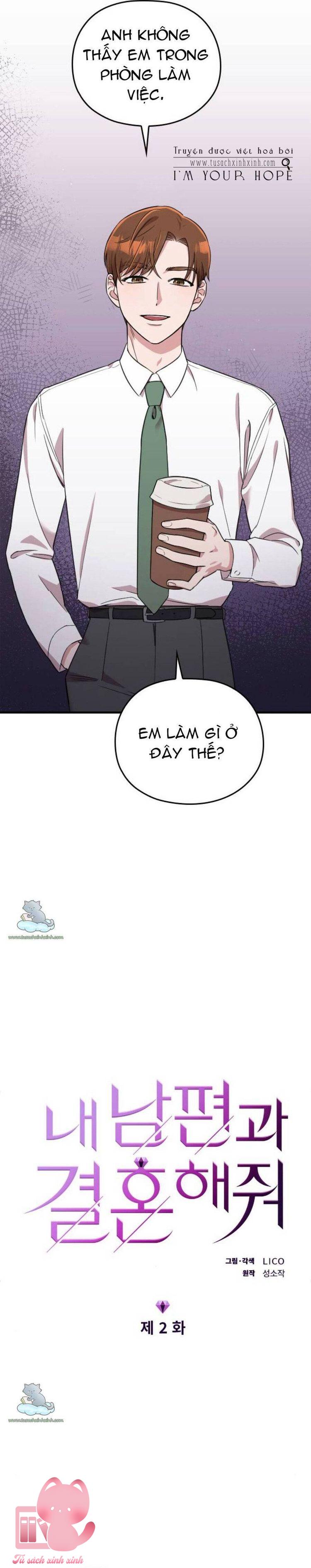 Cô Đi Mà Kết Hôn Với Chồng Tôi - Chap 2 - Trang 4
