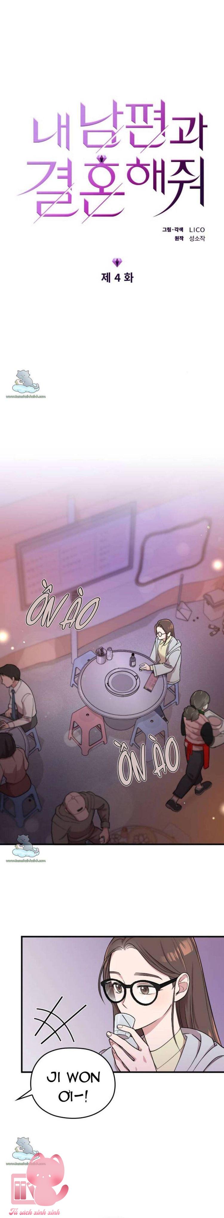 Cô Đi Mà Kết Hôn Với Chồng Tôi - Chap 4 - Trang 4