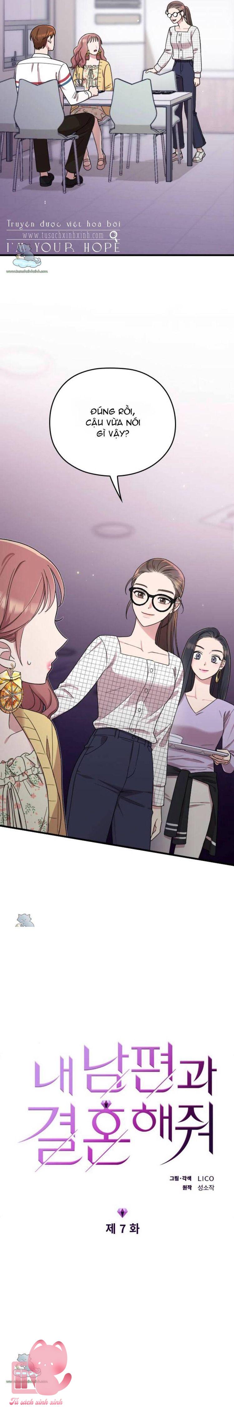 Cô Đi Mà Kết Hôn Với Chồng Tôi - Chap 7 - Trang 3