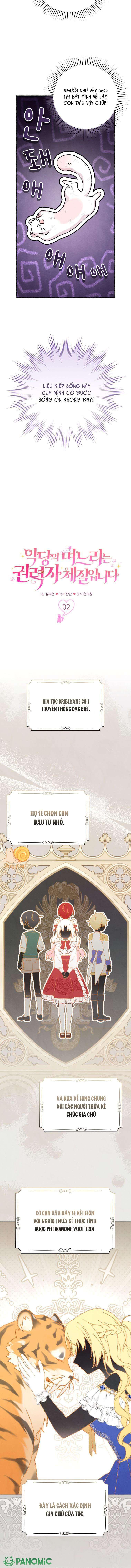 Con Dâu Của Kẻ Phản Diện Là Một Người Có Quyền Lực - Chap 2 - Trang 2
