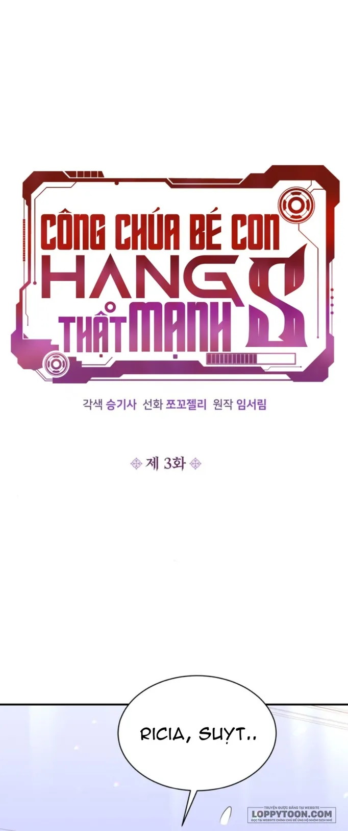 Công Chúa Bé Con Hạng S Thật Mạnh - Chap 3 - Trang 12