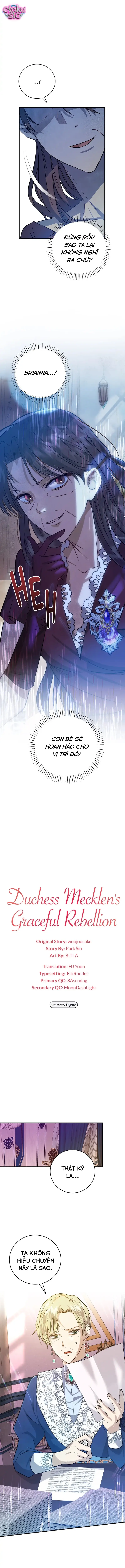 Cuộc Nổi Loạn Tao Nhã Của Nữ Công Tước Mecklen - Chap 7 - Trang 6