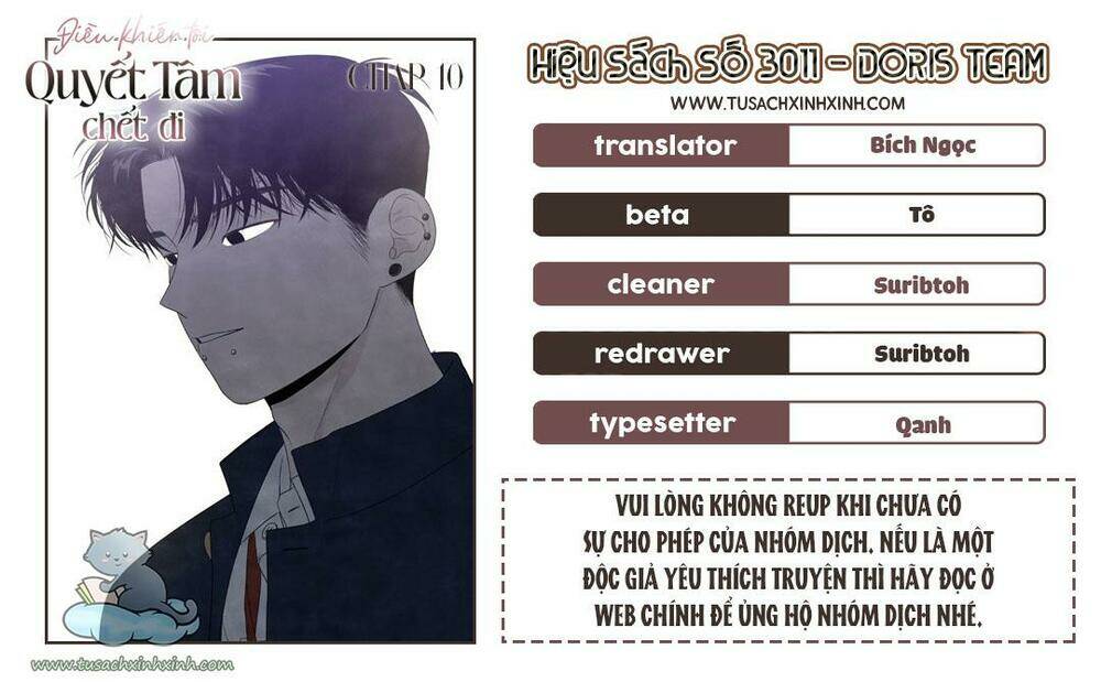 Điều Khiến Tôi Quyết Tâm Chết Đi - Chap 10 - Trang 1