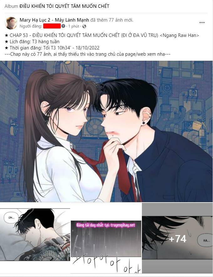 Điều Khiến Tôi Quyết Tâm Chết Đi - Chap 53.1 - Trang 1