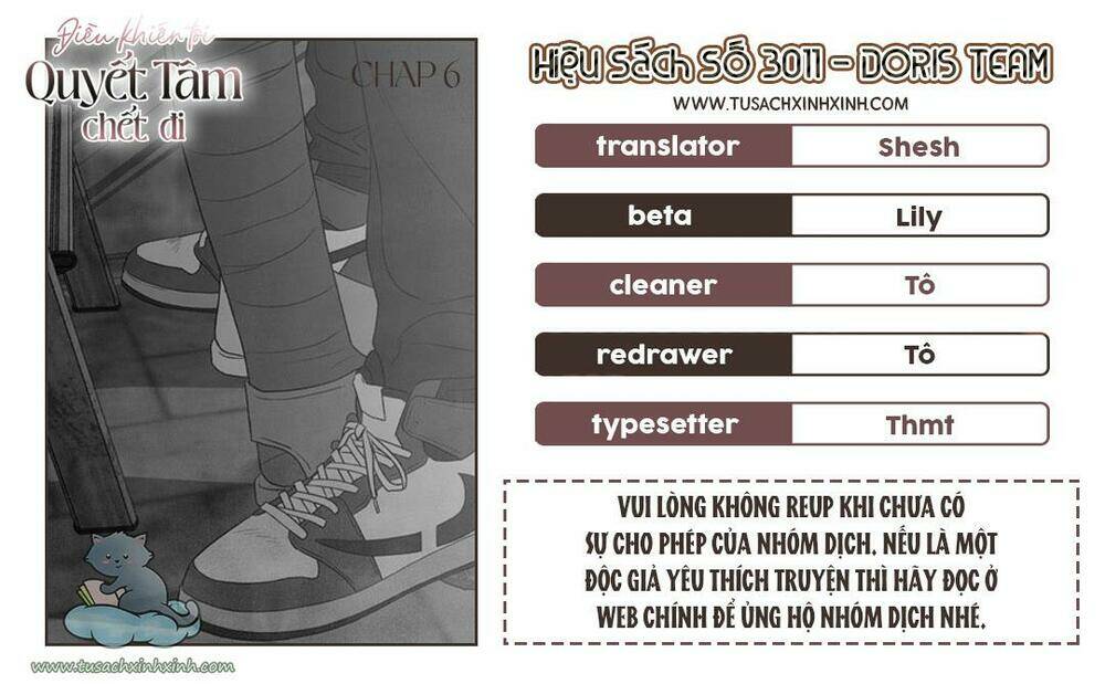 Điều Khiến Tôi Quyết Tâm Chết Đi - Chap 6 - Trang 1