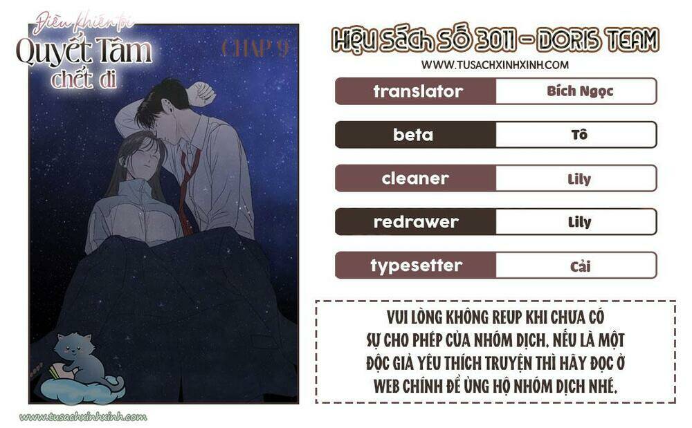 Điều Khiến Tôi Quyết Tâm Chết Đi - Chap 9 - Trang 1