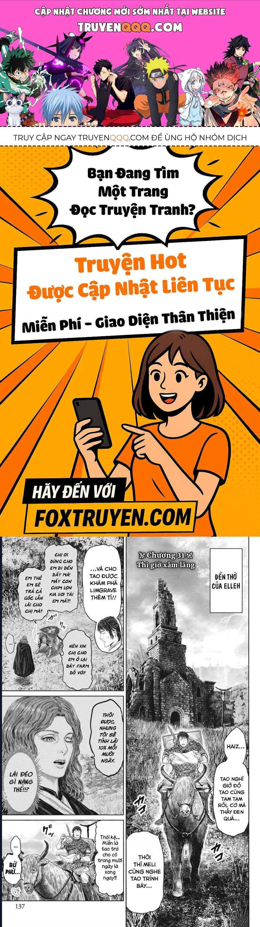 ELDEN RING: Đường đến với cây Erdtree. - Chap 31 - Trang 1