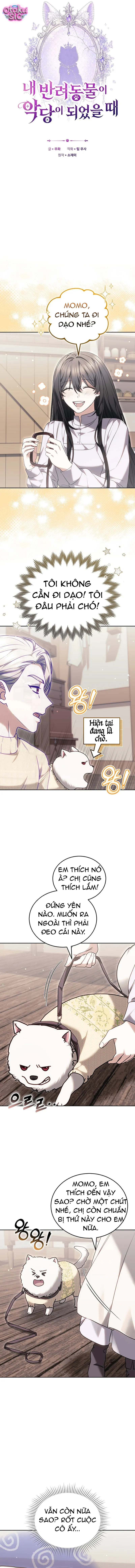 Khi Thú Cưng Của Tôi Trở Thành Kẻ Phản Diện - Chap 13 - Trang 3