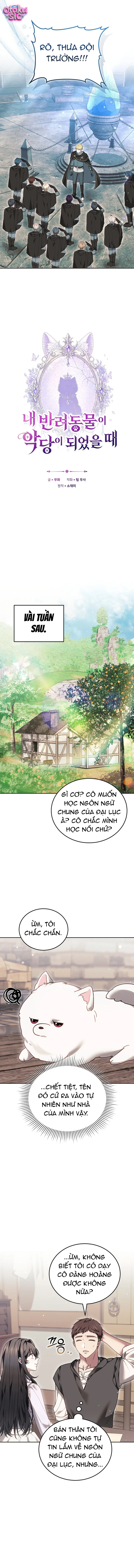 Khi Thú Cưng Của Tôi Trở Thành Kẻ Phản Diện - Chap 14 - Trang 3