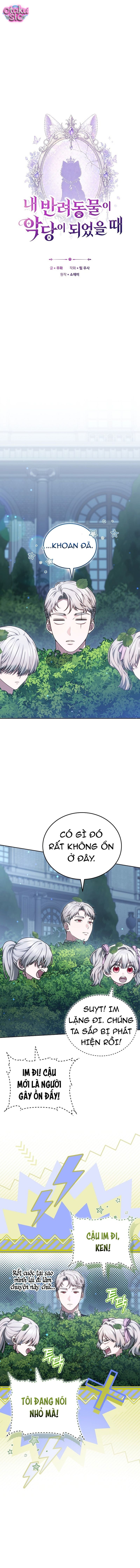 Khi Thú Cưng Của Tôi Trở Thành Kẻ Phản Diện - Chap 25 - Trang 3