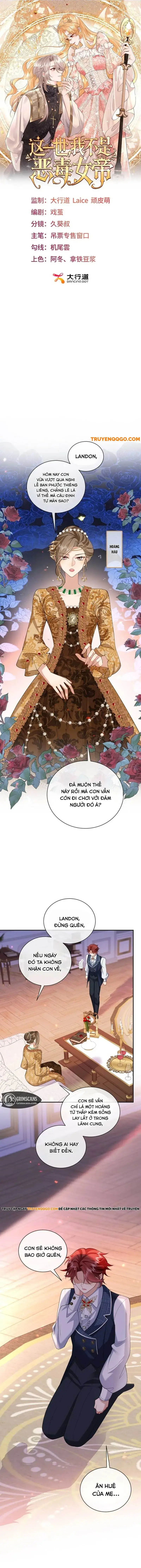 Kiếp Này, Ta Bỏ Vai Nữ Hoàng Phản Diện - Chap 24 - Trang 2