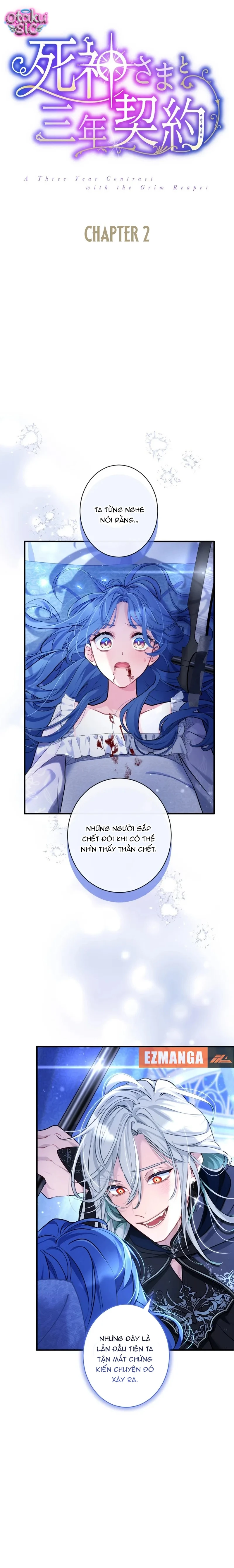 Ký Khế Ước 3 Năm Với Thần Chết - Chap 2 - Trang 2