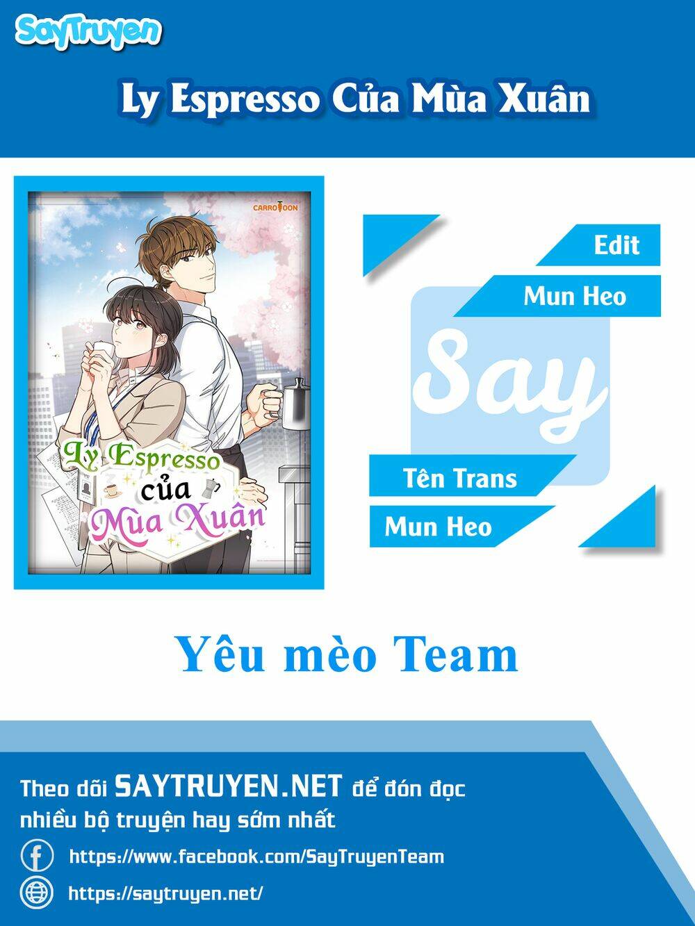 Ly Espresso Của Mùa Xuân - Chap 2 - Trang 2