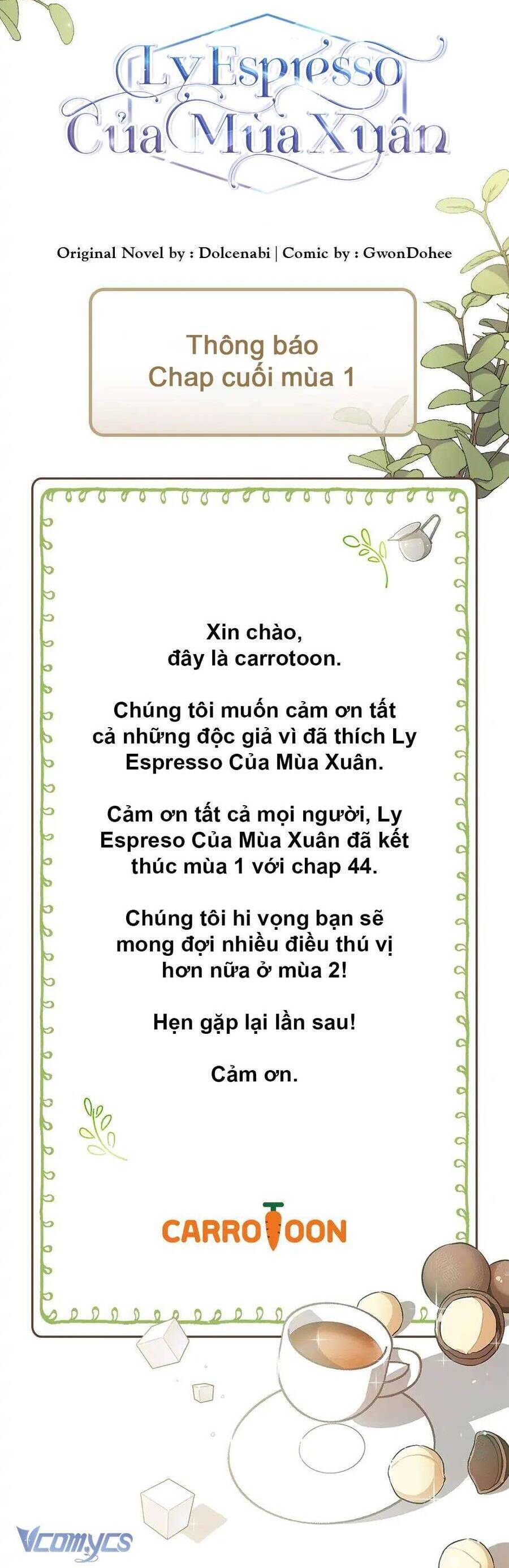 Ly Espresso Của Mùa Xuân - Chap 44 - Trang 53