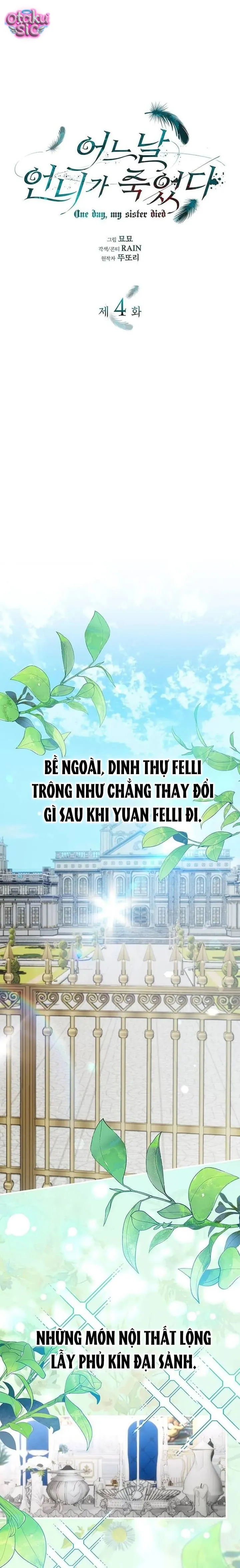 Một ngày nọ, chị gái tôi qua đời - Chap 4 - Trang 1